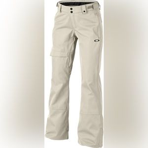 Women’s Oakley Size Medium Ski/Snowboard pants Limelight BZS Pants Arctic White